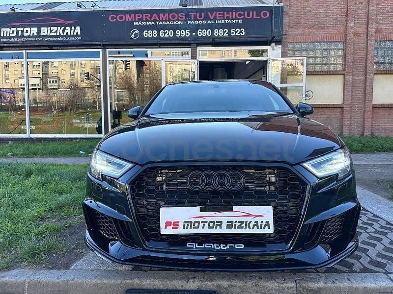 Usado Audi A3 S-line plus 150 CV (110 kW) 2018 Negro Berlina