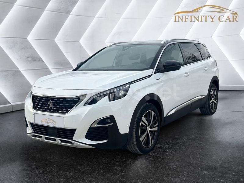Blanco Usado 2019 Peugeot 5008 GT-line SUV | 15.999 € (Un poco caro) - Imagen 1/4
