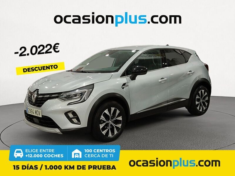 Gris Usado 2023 Renault Captur Techno SUV | 19.890 € (Precio justo) - Imagen 1/4