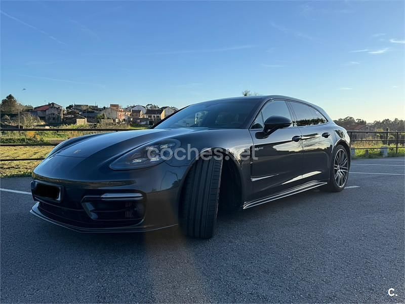 Negro Usado 2021 Porsche Panamera 4S Sport Turismo Berlina | 83.490 € (Super precio) - Imagen 1/4