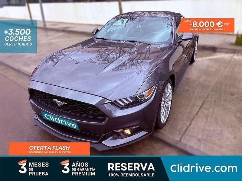 Gris Usado 2017 Ford Mustang Fastback Coupe | 28.790 € (Buen precio) - Imagen 1/3