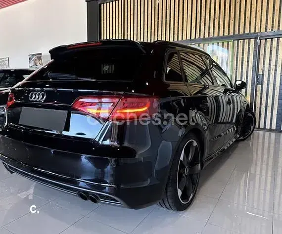 Usado Audi A3 S-Line 150 CV (110 kW) 2014 Negro Berlina