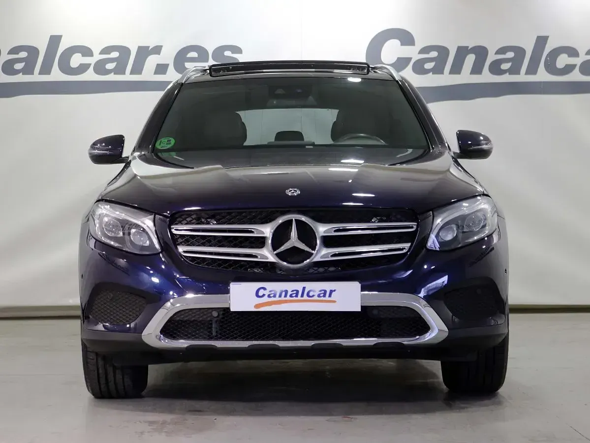 Usado Mercedes GLC220 170 CV (125 kW) 2017 Azul SUV