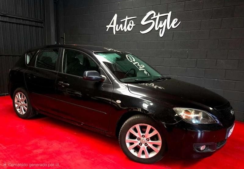 Negro Usado 2007 Mazda 3 Sportive Utilitario | 4290 € (Buen precio) - Imagen 1/4