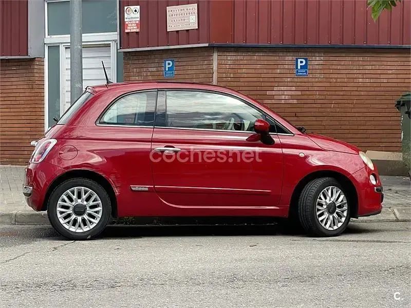 Usado Fiat 500 69 CV (50 kW) 2014 Rojo Berlina