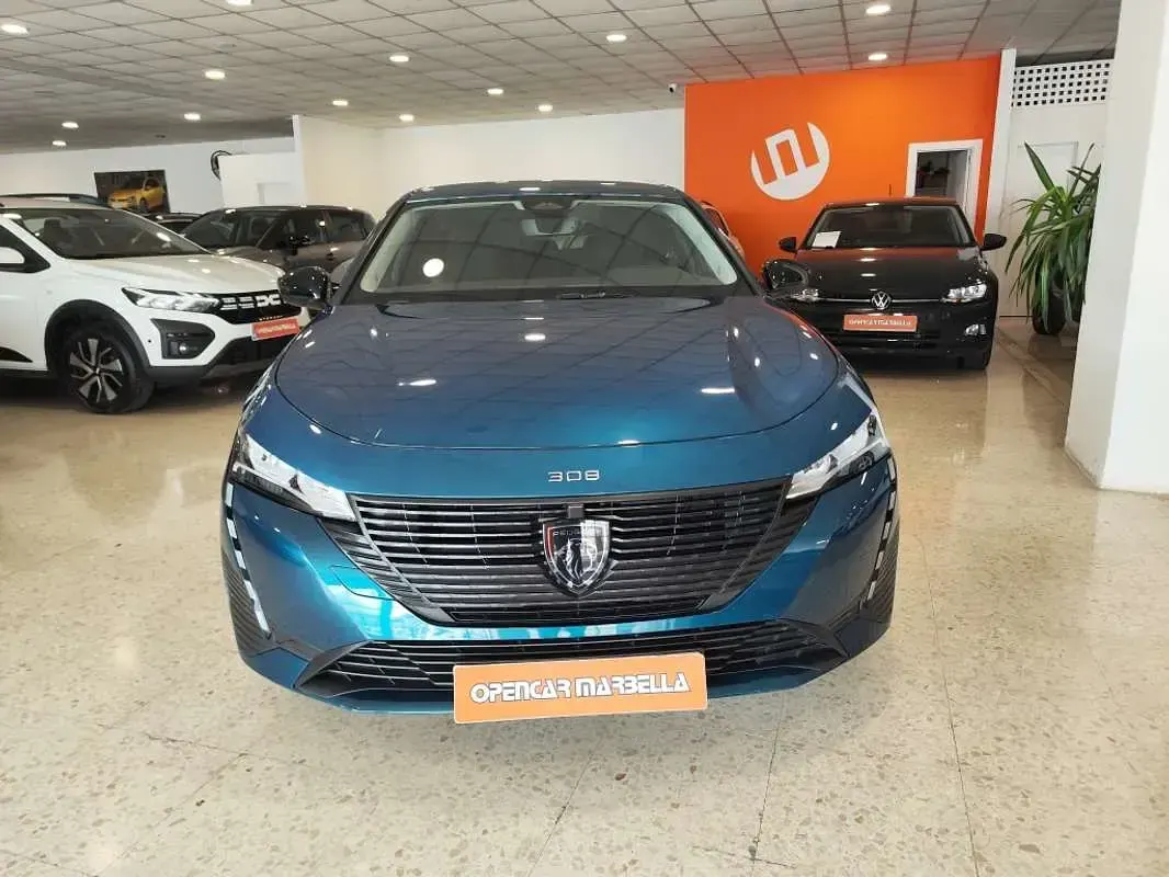 Usado Peugeot 308 Style 131 CV (96 kW) 2024 Azul Utilitario