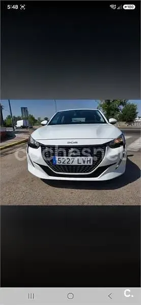 Usado Peugeot 208 Active 100 CV (73 kW) 2021 Blanco Utilitario