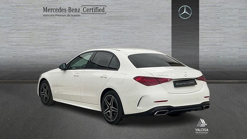 Usado Mercedes C300e AMG line 313 CV (230 kW) 2024 Blanco Berlina
