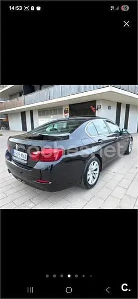 Usado BMW 520 Comfort Edition 184 CV (135 kW) 2013 Negro Familiar