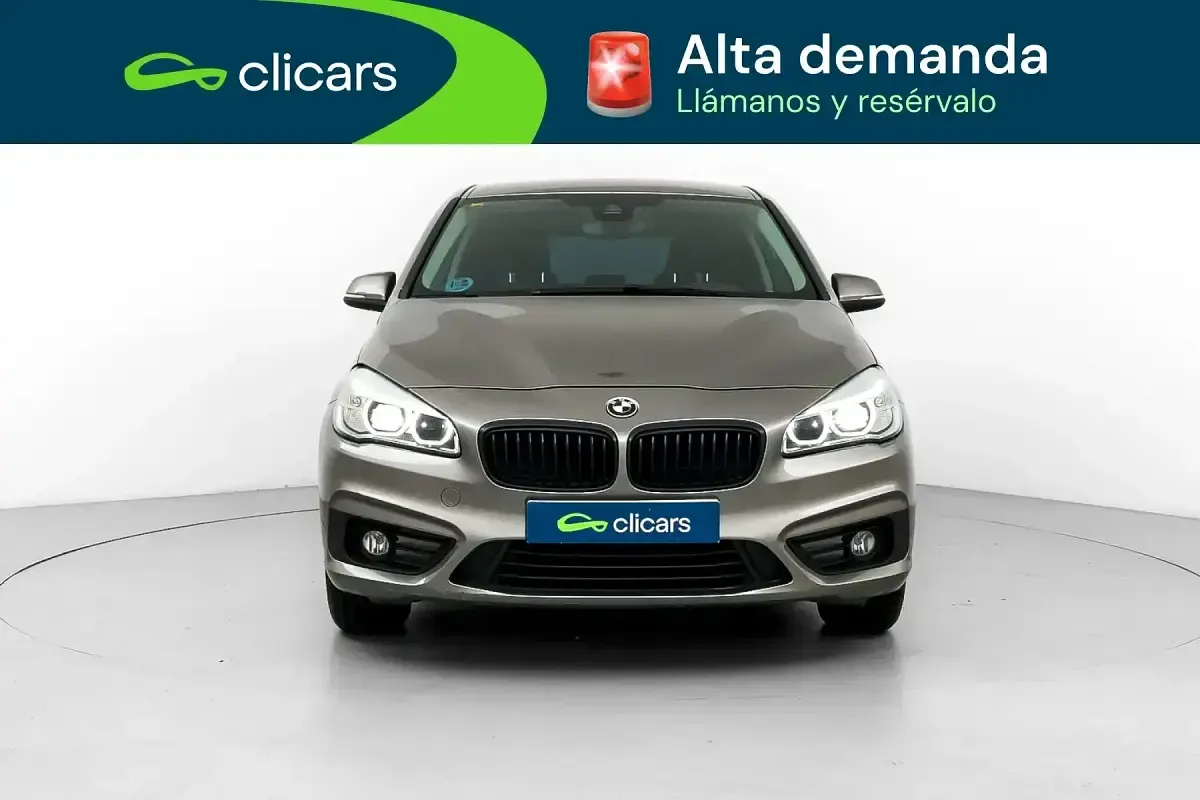 Usado BMW 218 Active Tourer 136 CV (100 kW) 2016 Gris Monovolumen