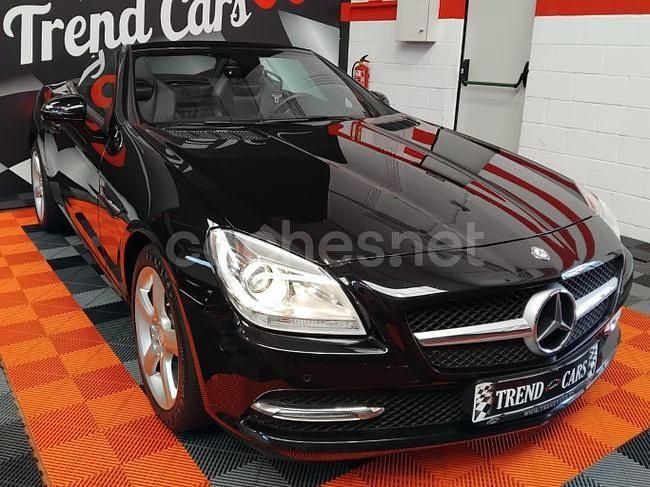 Usado Mercedes SLK200 184 CV (135 kW) 2015 Negro Descapotable