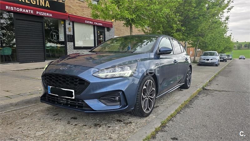 Usado Ford Focus ST-Line 125 CV (91 kW) 2019 Azul Berlina