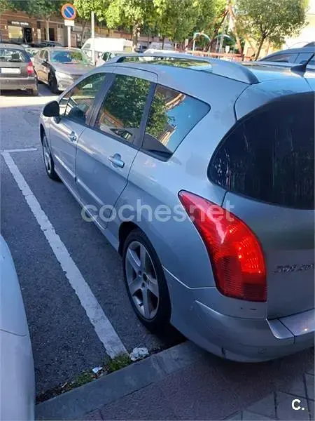 Begagnad Peugeot 308 SW Premium 110 HK (80 kW) 2009 Grå Kombi