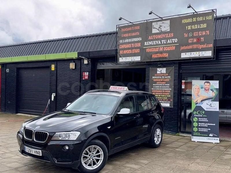Usado BMW X3 177 CV (130 kW) 2012 Negro SUV