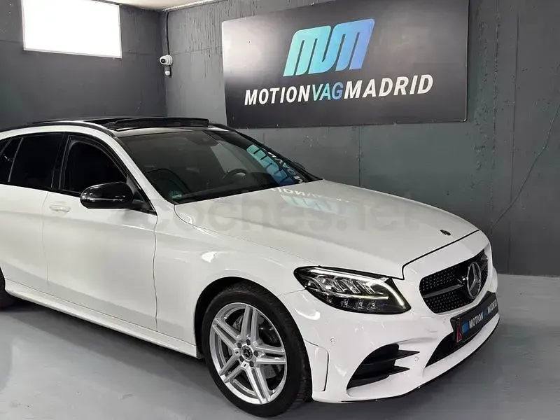 Usado Mercedes C200 184 CV (135 kW) 2019 Blanco Familiar