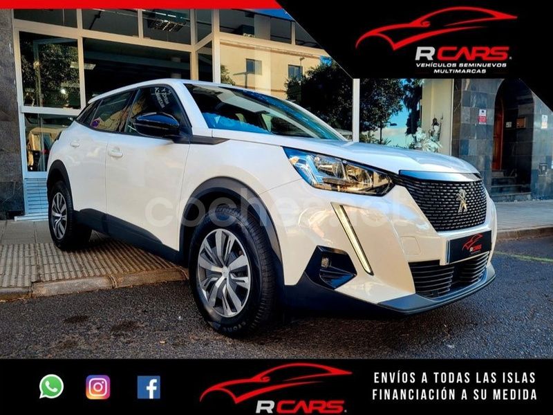 Blanco Usado 2021 Peugeot 2008 Active SUV | 13.990 € (Precio justo) - Imagen 1/4