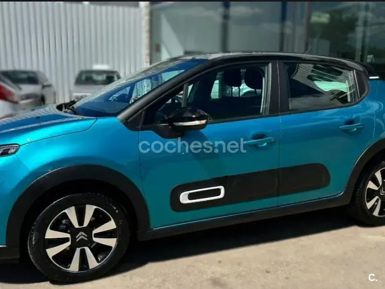 Usado Citroën C3 Feel 102 CV (75 kW) 2021 Verde Utilitario