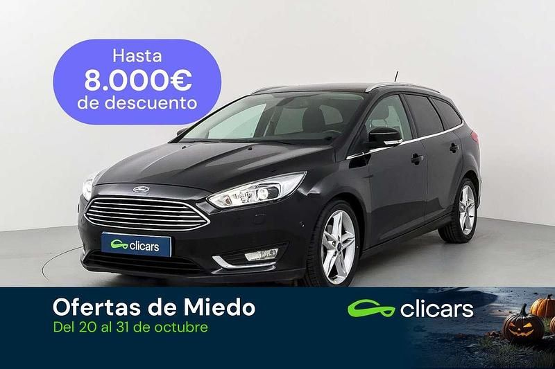 Negro Usado 2018 Ford Focus Titanium Utilitario | 11.690 € (Super precio) - Imagen 1/3