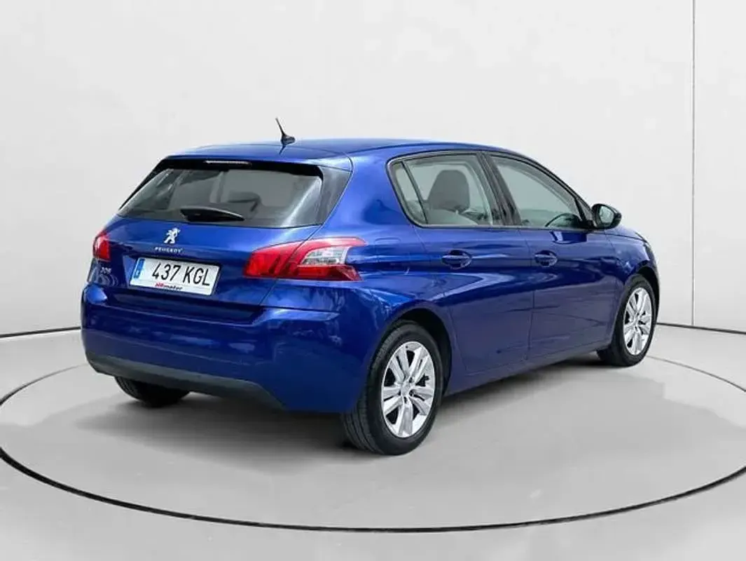 Usado Peugeot 308 Active 131 CV (96 kW) 2018 Azul Utilitario