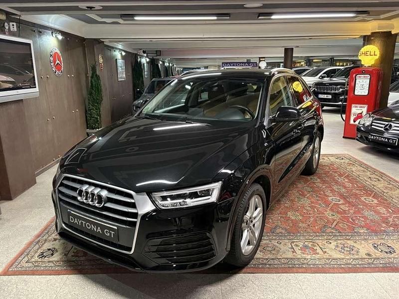 Usado Audi Q3 180 CV (132 kW) 2017 Negro SUV