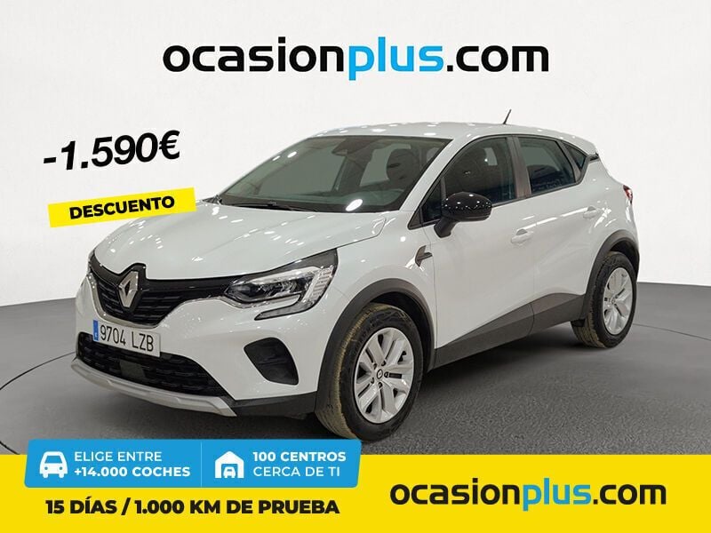 Blanco Usado 2022 Renault Captur Intens SUV | 17.490 € (Precio justo) - Imagen 1/2