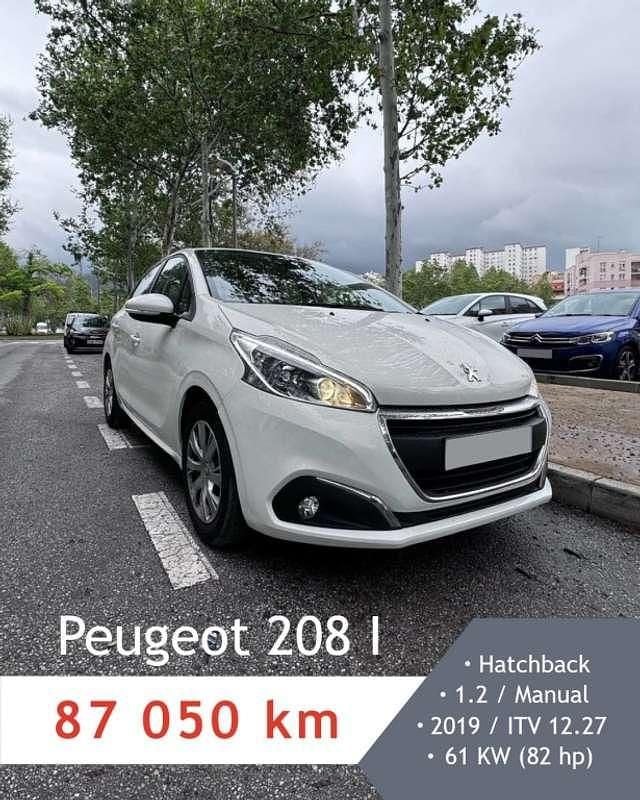 Usado Peugeot 208 Active 83 CV (61 kW) 2019 Blanco Utilitario