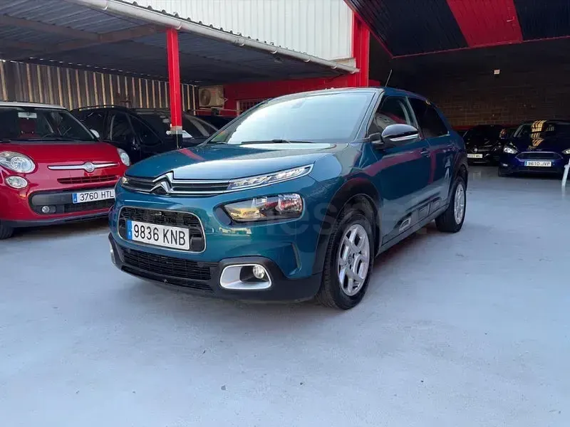 Usado Citroën C4 PureTech 110 CV (80 kW) 2018 Azul Berlina