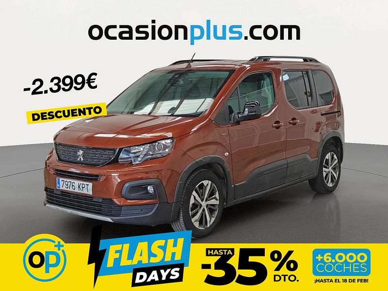 Marrón Usado 2018 Peugeot Rifter GT-line Monovolumen | 14.950 € (Precio justo) - Imagen 1/4