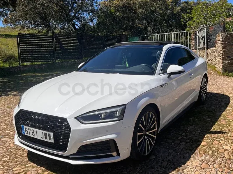 Usado Audi A5 S-Line 190 CV (139 kW) 2017 Blanco Coupe