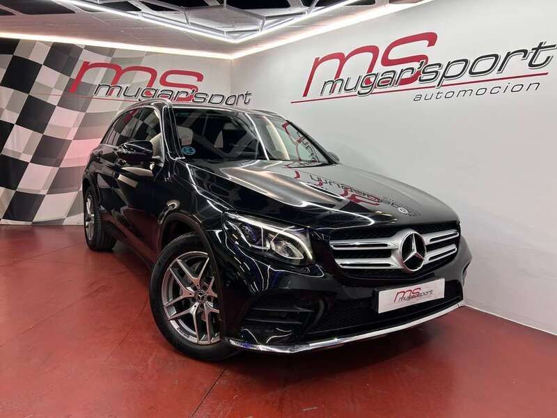 Negro Usado 2017 Mercedes GLC220 SUV | 22.900 € (Precio justo) - Imagen 1/4