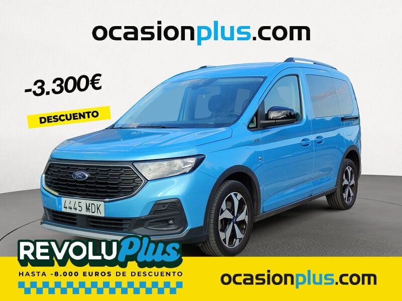 Azul Usado 2023 Ford Tourneo Connect Active Monovolumen | 25.300 € (Precio justo) - Imagen 1/4