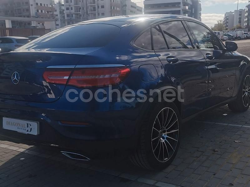 Usado Mercedes GLC250 204 CV (150 kW) 2018 Azul Coupe