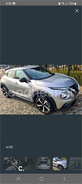 Usado Nissan Juke Tekna 114 CV (83 kW) 2023 Gris / plata SUV