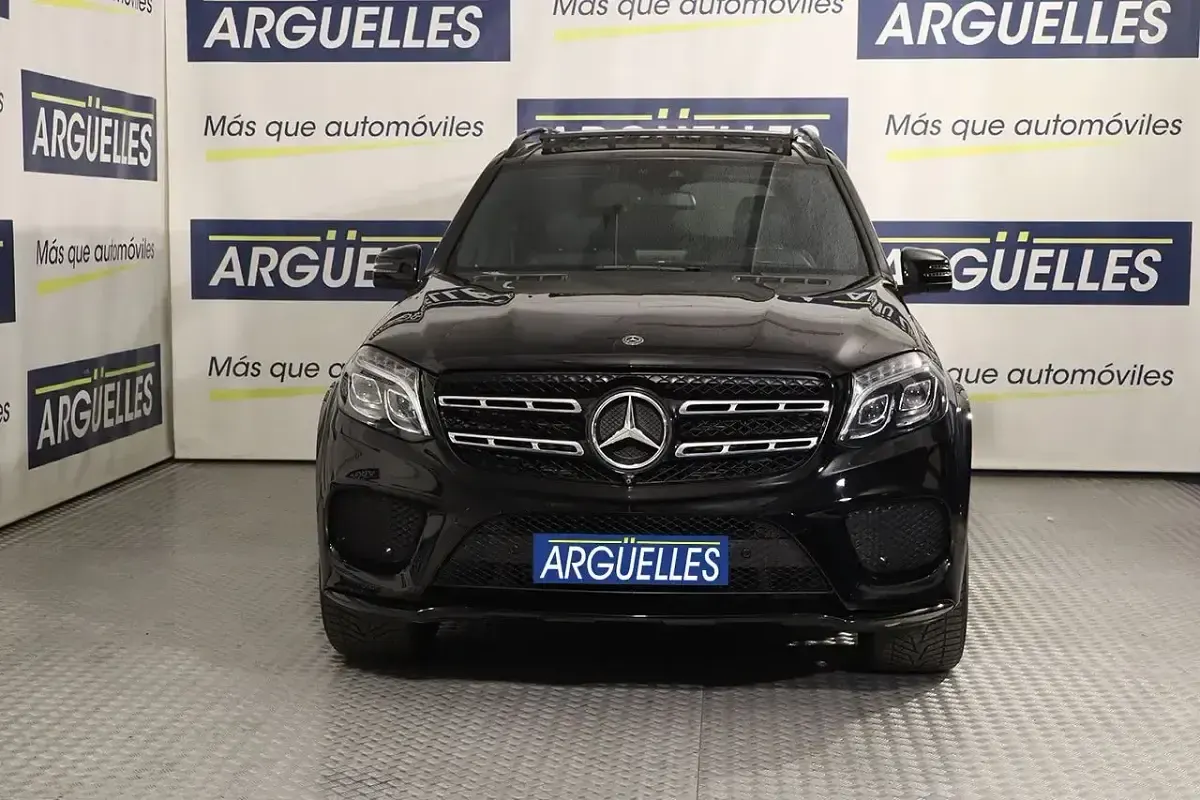 Usado Mercedes GLS500 455 CV (334 kW) 2017 Negro SUV