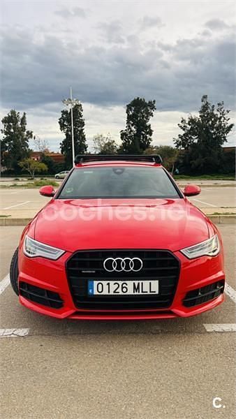 Usado Audi A6 S-Line 190 CV (139 kW) 2017 Rojo Berlina