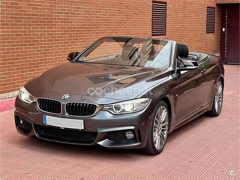 Gris / plata Usado 2015 BMW 430 Cabriolet Performance Descapotable | 21.300 € (Precio justo) - Imagen 1/3