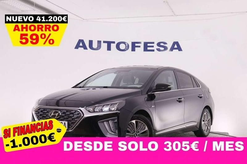 Usado Hyundai Ioniq 141 CV (103 kW) 2021 Negro Utilitario