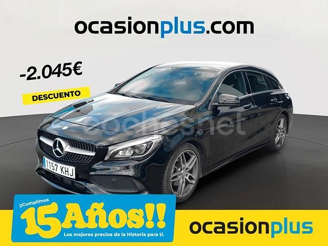 Negro Usado 2018 Mercedes CLA220 Shooting Brake Familiar | 22.500 € (Precio justo) - Imagen 1/4