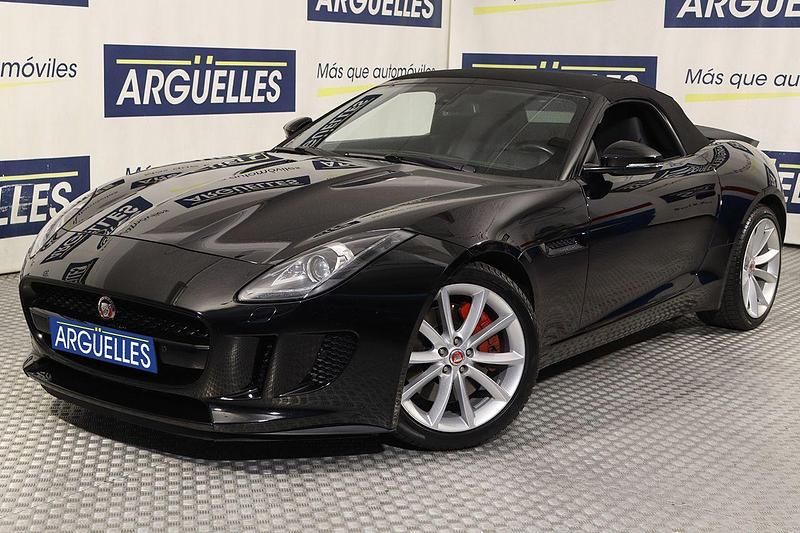 Usado Jaguar F-Type 340 CV (250 kW) 2015 Negro Descapotable