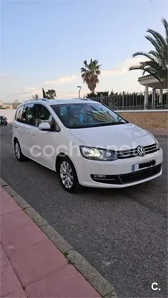 Usado VW Sharan Sport 177 CV (130 kW) 2014 Blanco Monovolumen