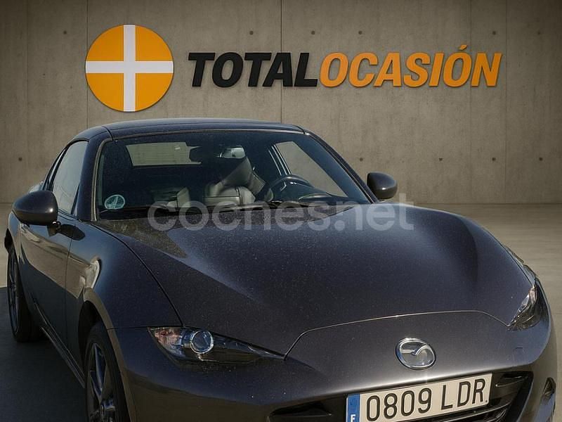 Gris / plata Usado 2019 Mazda MX5 Descapotable | 26.990 € (Un poco caro) - Imagen 1/4