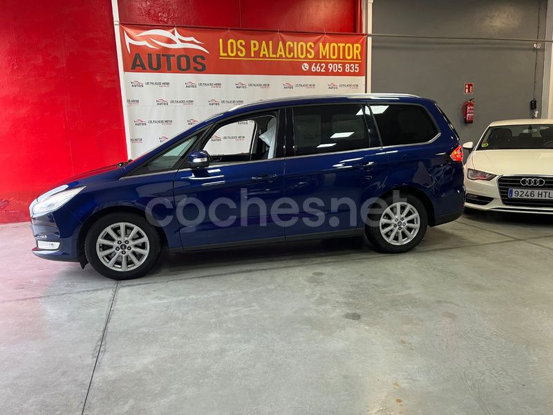 Azul Usado 2018 Ford Galaxy Titanium Monovolumen | 17.890 € (Un poco caro) - Imagen 1/4