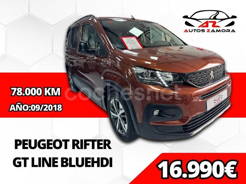 Naranja Usado 2018 Peugeot Rifter GT-line Monovolumen | 16.990 € (Buen precio) - Imagen 1/4