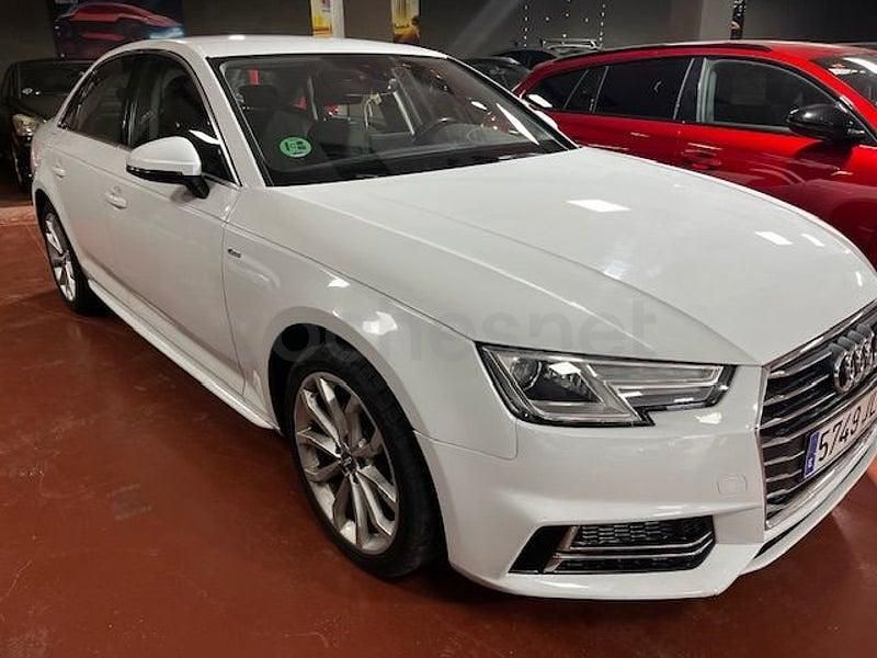 Usado Audi A4 S-Line 190 CV (139 kW) 2016 Blanco Berlina