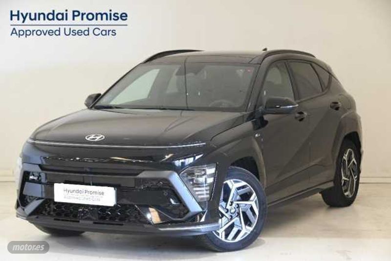 Abyss black Usado 2024 Hyundai Kona N Line SUV | 31.300 € - Imagen 1/4