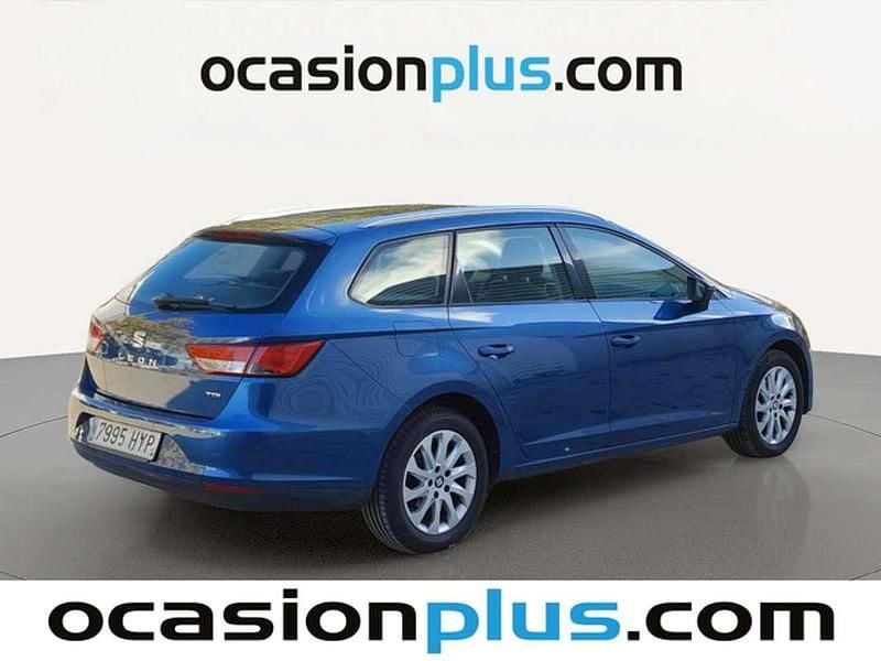 Usado Seat Leon ST Style 105 HP (77 kW) 2014 Azul Carrinha