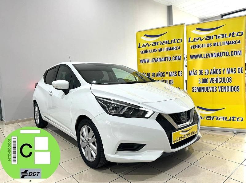 Usado Nissan Micra Acenta 92 CV (67 kW) 2021 Blanco Utilitario