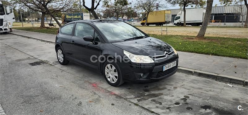 Usado Citroën C4 90 CV (66 kW) 2010 Negro Berlina
