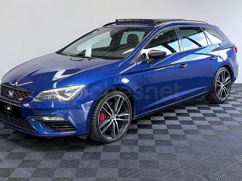 Usado Seat Leon CUPRA 300 CV (220 kW) 2018 Azul Familiar