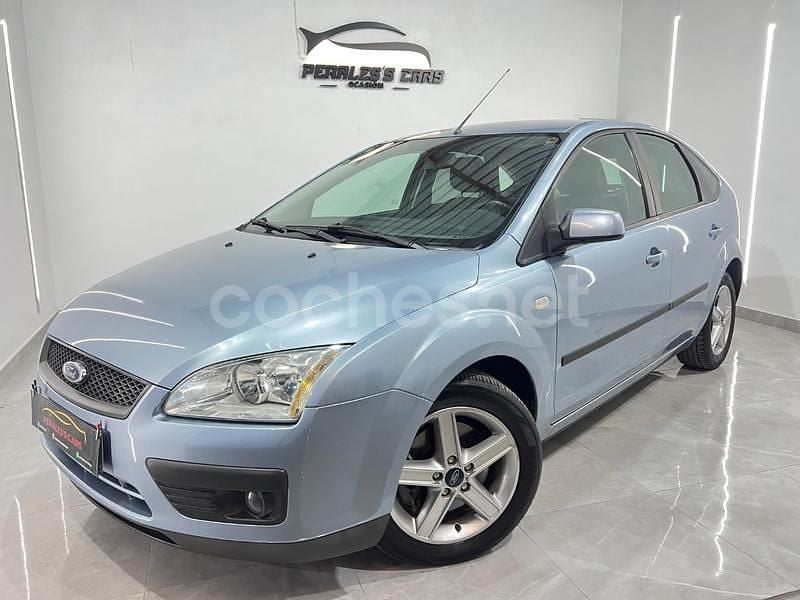 Azul Usado 2007 Ford Focus Trend Berlina | 3790 € (Precio justo) - Imagen 1/4